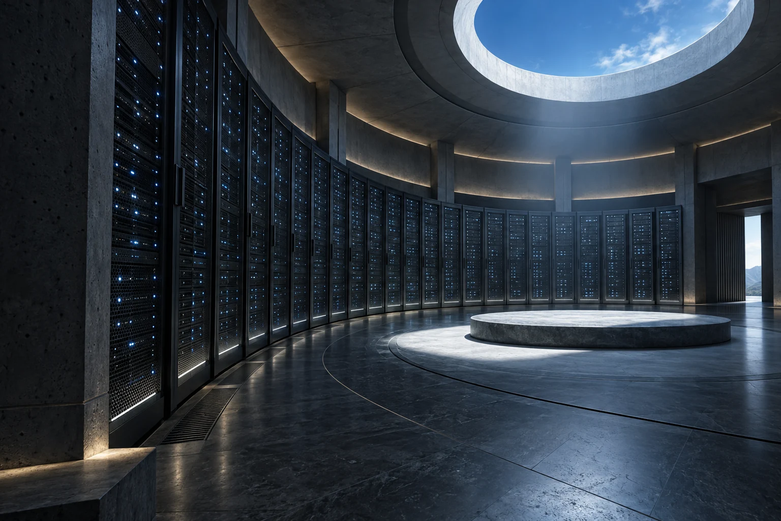 Illustration of a circular data archive